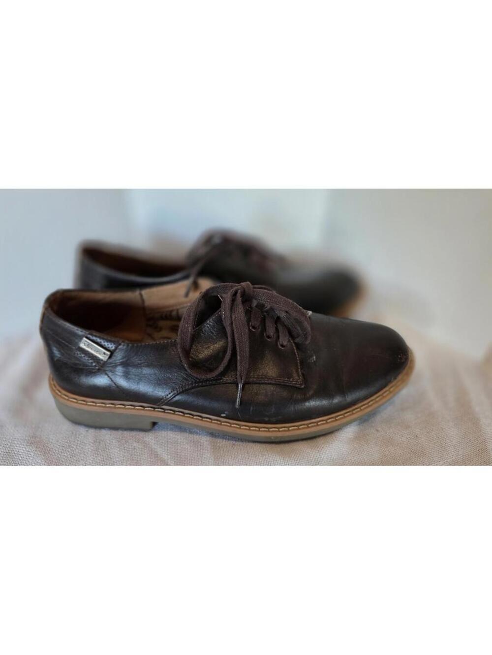 Edgar Barona Men's Black Leather Oxford Shoes Sz 39